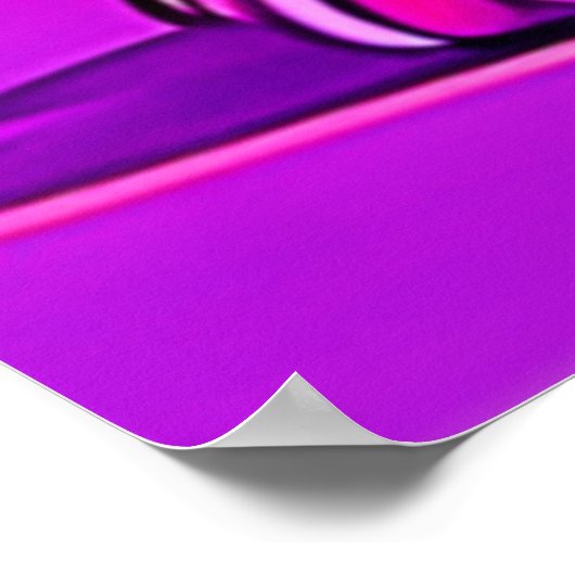 Rainbow Puppy kunstwerk Poster (Hoek)