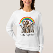 Rainbow Puppy Love Custom Shirt (Voorkant)