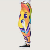 Rainbow Puppy Love Leggings (Links)
