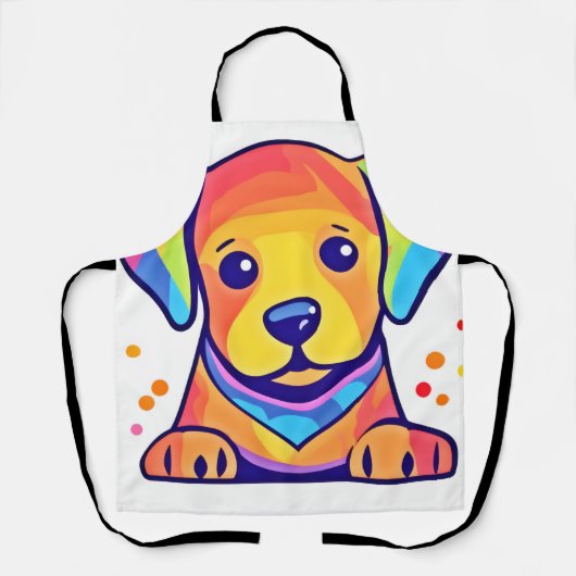 Rainbow Puppy Love Schort (Voorkant)