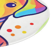 Rainbow Puppy Love Snijplank (Hoek)