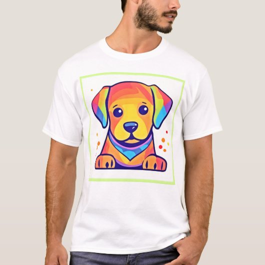 Rainbow Puppy Love T-shirt (Voorkant)