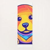 Rainbow Puppy Love Yogamat (Achterkant)