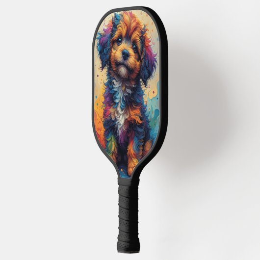 Rainbow Puppy Pickleball Paddle (Links)