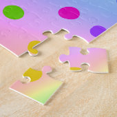 Rainbow Puzzle uitdagen met pooldots Legpuzzel (Zijkant)
