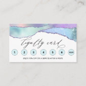 *~* Rainbow QR LOGO Rewards Dank u Loyalty Kaart (Voorkant)