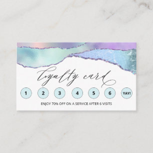 *~* Rainbow QR LOGO Rewards Dank u Loyalty Kaart