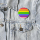 Rainbow Queer Pride Button (In situ)
