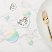 Rainbow Radiant Pastel Unicorn Party Confetti (Groep)
