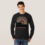 Rainbow Radiate Kindness Autism Awareness Support T-shirt (Voorkant volledig)