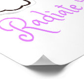 Rainbow Radiate Radiate positivity, positieve ment Poster (Hoek)
