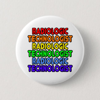 Rainbow Radiologic Technoloog Ronde Button 5,7 Cm