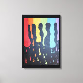 Rainbow Rain Canvas afdrukken (Voorkant)