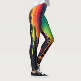 Rainbow Rain Leggings -