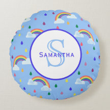 Rainbow Rain Storm - Gepersonaliseerd monogram