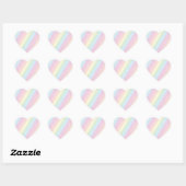 Rainbow Raindrop Baby shower Sprinkle Hart Sticker (Vel)