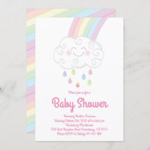 Rainbow Raindrop Baby shower Sprinkle