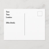 Rainbow Random Polka Dots Uitnodiging Briefkaart (Achterkant)