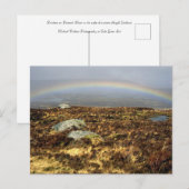 Rainbow Rannoch Moor Briefkaart (Voorkant / Achterkant)