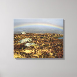 Rainbow Rannoch Moor Briefkaart Poster Foto Block Canvas Afdruk