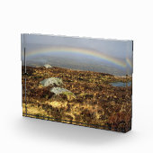 Rainbow Rannoch Moor Briefkaart Poster Fotoblokken (Rechts)