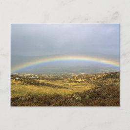 Rainbow Rannoch Moor Scotland Briefkaart