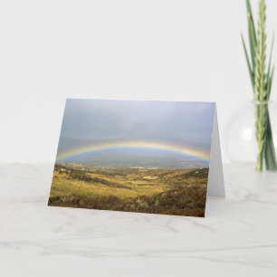 Rainbow Rannoch Moor Scotland Briefkaart
