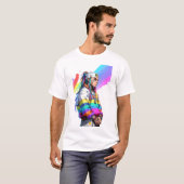 Rainbow Rapper Vibes T-shirt (Voorkant volledig)