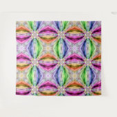 Rainbow Rays Tapestry Wandkleed (Voorkant (horizontaal))