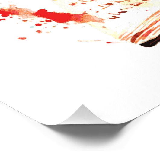 Rainbow Read Waterverf Book Nook Poster (Hoek)