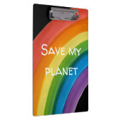 RAINBOW Red mijn planeet (aanpasbaar) Klembord (Rechts)
