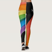 RAINBOW Red mijn planeet (aanpasbaar) Leggings (Achterkant)