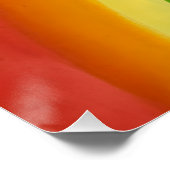 RAINBOW Red mijn planeet (aanpasbaar) Perfect Poster (Hoek)