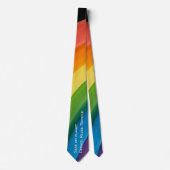 RAINBOW Red mijn planeet (aanpasbaar) Stropdas (Voorkant)