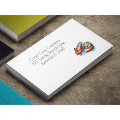 Rainbow Reef Flip Flops, custom Visitekaartje