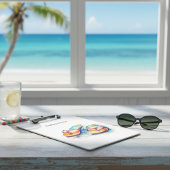 Rainbow Reef Flip Flops, op maat gemaakt Klembord