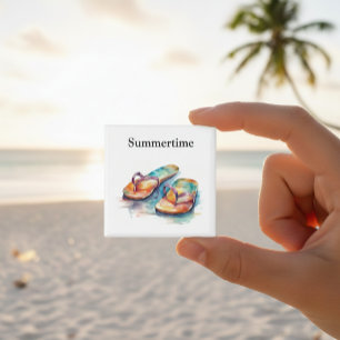 Rainbow Reef Flip Flops, op maat gemaakt Magneet