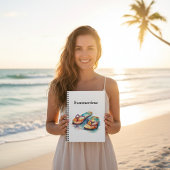 Rainbow Reef Flip Flops, op maat gemaakt Notitieboek