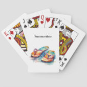 Rainbow Reef Flip Flops, op maat gemaakt Pokerkaarten (Achterkant)