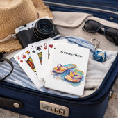 Rainbow Reef Flip Flops, op maat gemaakt Pokerkaarten
