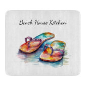 Rainbow Reef Flip Flops, op maat Snijplank (Voorkant)