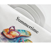 Rainbow Reef Flip Flops, op maat Theedoek