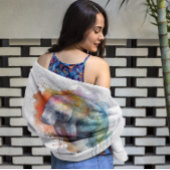 Rainbow Reef Manatee, op maat Badhanddoek