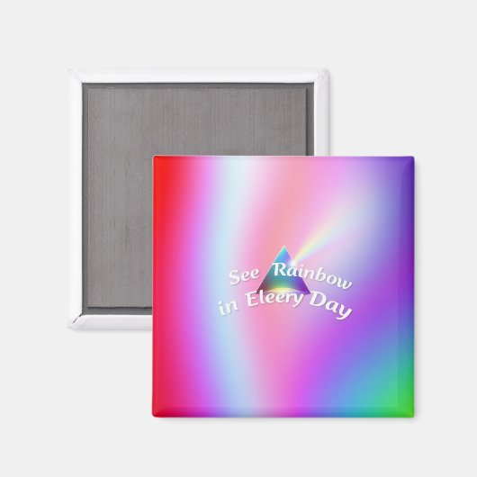Rainbow Reflections Magneet (Voorkant / Achterkant)