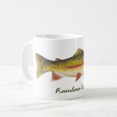 RAINBOW, regenboogforel Koffiemok (Voorkant links)