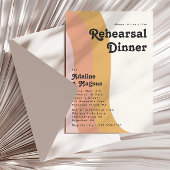 Rainbow Rehearsal Dinner van Modern Retro 70 Kaart