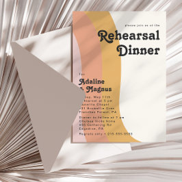 Rainbow Rehearsal Dinner van Modern Retro 70 Kaart