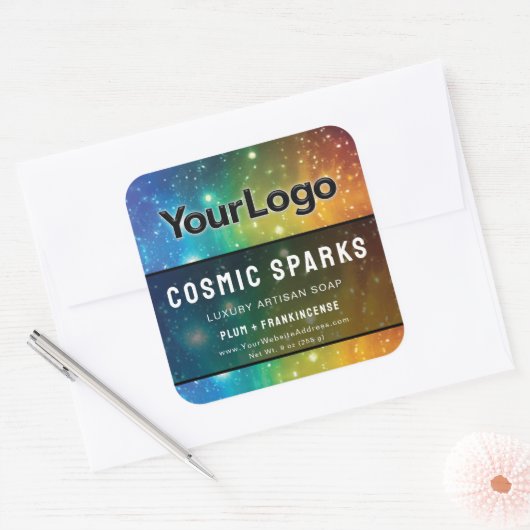 Rainbow Reiki Energy Worker Cosmic Product Labels (Envelop)