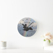 Rainbow Remembrance Dachshund Wall Clock Ronde Klok (Huis)