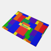 Rainbow Resist Patchwork Quilt Design Deuren Mat (Schuin)